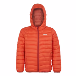 Regatta Childrens/Kids Marizion Hooded Padded Jacket - 13 Years, Red Sky/Mineral Red