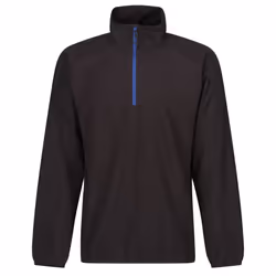 Regatta Mens Navigate Half Zip Fleece - 3XL, Black/New Royal