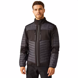 Regatta Mens E-Volve Thermal Hybrid Jacket - XS, Ash/Black
