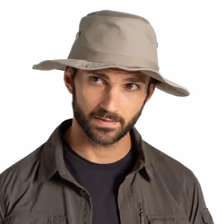 Craghoppers Unisex Kiwi Ranger Hat - S/M, Pebble