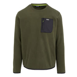 Regatta Mens Frankie Crew Neck Sweatshirt - XL, Dark Khaki