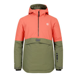 Dare 2B Childrens/Kids Freehand Overhead Ski Jacket - 11-12 Years, Orange Rust/Olivine Green