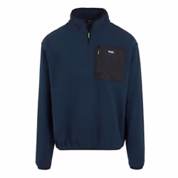 Regatta Mens Frankie Half Zip Fleece Top - S, Navy