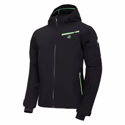 Dare 2B Mens Eagle II Ski Jacket - 3XL, Black/Green Flash