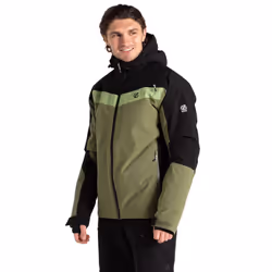 Dare 2B Mens Eagle II Ski Jacket - XXL, Black/Olivine Green