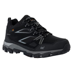 Regatta Mens Holcombe 3 Low Walking Boots - 12 UK, Black/Granite