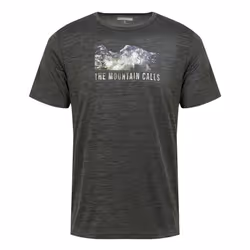 Regatta Mens Fingal VIII Mountain Marl T-Shirt - XL, Seal Grey
