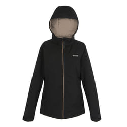 Regatta Womens/Ladies Frelton Waterproof Jacket - 16 UK, Black/Warm Taupe
