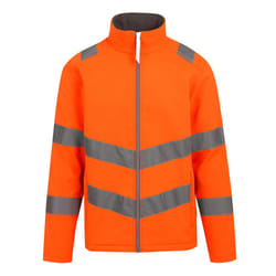 Regatta Mens Pro Contract Ablaze 2 Layer Hi-Vis Soft Shell Jacket - M, Orange