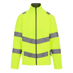 Regatta Professional Mens Pro Contract Thor Hi-Vis Fleece Jacket - S, Yellow