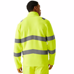 Regatta Professional Mens Pro Contract Thor Hi-Vis Fleece Jacket - S, Yellow