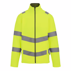 Regatta Professional Mens Pro Contract Thor Hi-Vis Fleece Jacket - L, Yellow
