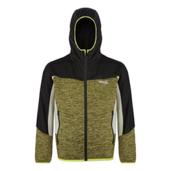 Regatta Childrens/Kids Dissolver IX Marl Full Zip Fleece Jacket - 3-4 Years, Nephrite Green/Black