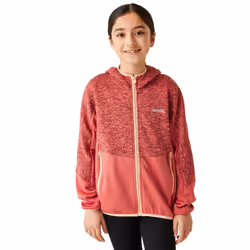 Regatta Childrens/Kids Dissolver IX Marl Full Zip Fleece Jacket - 9-10 Years, Red Sky/Mineral Red