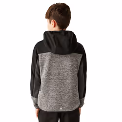 Regatta Childrens/Kids Dissolver IX Marl Full Zip Fleece Jacket - 7-8 Years, Mineral Grey/Black