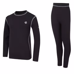 Dare 2B Childrens/Kids Pow II Plain Base Layer Set