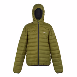 Regatta Mens Marizion Baffled Hooded Padded Jacket - S, Nephrite Green/Black