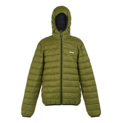 Regatta Mens Marizion Baffled Hooded Padded Jacket - S, Nephrite Green/Black