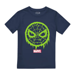 Spider-Man Childrens/Kids Lo-goo T-Shirt - 3-4 Years, Navy