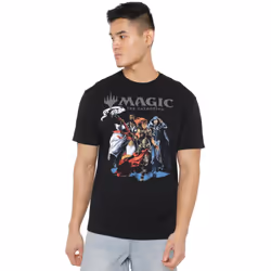 Magic The Gathering Mens Supergroup T-Shirt - 4XL, Black