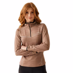 Regatta Womens/Ladies Yonder II Half Zip Fleece Top - 10 UK, Warm Taupe