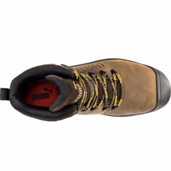 Puma Safety Mens Iron Leather Heavy Duty Safety Boots - 10 UK, Brown/Black