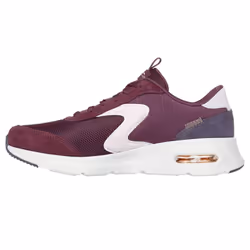 Skechers Womens/Ladies Skech-Air Court Air Wave Suede Trainers - 6 UK, Burgundy/White