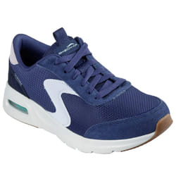 Skechers Womens/Ladies Skech-Air Court Air Wave Suede Trainers - 3 UK, Navy/White