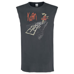 Amplified Unisex Adult Follow The Leader Hopscotch Tank Top - XL, Charcoal