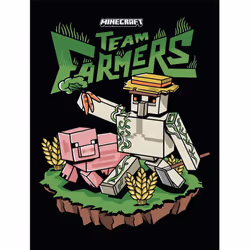 Minecraft Team Farmers Canvas Print
