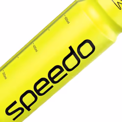 Speedo Logo 1000ml Water Bottle - 1L, Yellow/White
