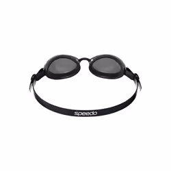 Speedo Unisex Adult Jet 2.0 Swimming Goggles - One Size, Black/Chrome