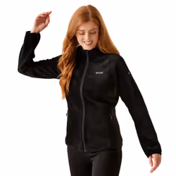 Regatta Womens/Ladies Endra Hooded Fleece Jacket - 12 UK, Black