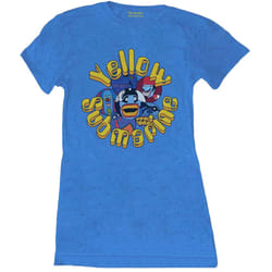 The Beatles Womens/Ladies Yellow Submarine Baddies T-Shirt - XS, Blue