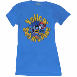 The Beatles Womens/Ladies Yellow Submarine Baddies T-Shirt - XL, Blue