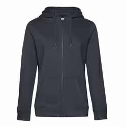 B&C Womens/Ladies Queen Full Zip Hoodie - XS, Asphalt