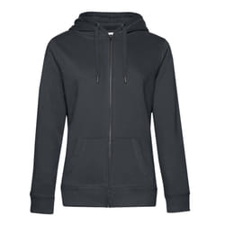 B&C Womens/Ladies Queen Full Zip Hoodie - XS, Asphalt