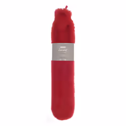 Ribbon Super Luxury Long Faux Fur Hot Water Bottle And Cover - One Size, Scarlet Red