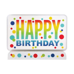 Unique Party Flashing Spotted Birthday Cake Topper