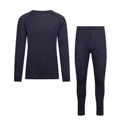 Trespass Unisex Adult Demian DLX Base Layer Set - XL, Navy Marl