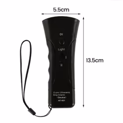 1 Pcs Pet Training Ultrasonic LED Bark Preventer Dog Training Repeller Dog Training Pet Training Tools LXY - black