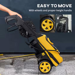 DURHAND Portable Power Washer 1800W, 150 Bar, 510 L/h for Garden, Yellow - Additional view 5