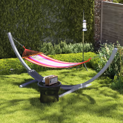Outsunny 3(m) Wooden Hammock Stand for Garden, Patio, Grey