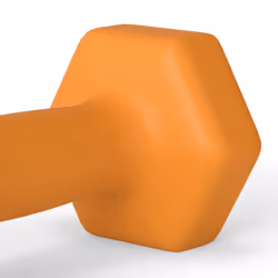 SPORTNOW Set of 2 Hexagonal Dumbbells Weights Pair, 2 x 1.5kg, Orange - Additional view 7
