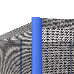 SPORTNOW 8ft Trampoline Net Replacement Safety Net with Zipped Door, Blue - Additional view 6
