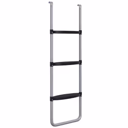 SPORTNOW 2 Steps/3 Steps Galvanised Steel Trampoline Ladder Climbing - Additional view 8