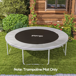 SPORTNOW Trampoline Mat with 72 V-Hooks, for 12ft Trampoline, Green