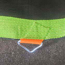 SPORTNOW Trampoline Mat with 72 V-Hooks, for 12ft Trampoline, Green - Additional view 6
