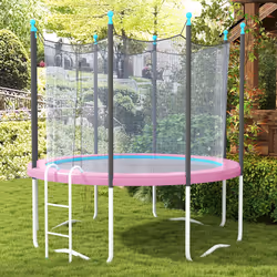 SPORTNOW 12FT Trampoline Pad Spring Cover, Waterproof, Pink - Additional view 6