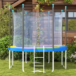 SPORTNOW 10FT Trampoline Pad Spring Cover, Waterproof, Multi-Colored - Additional view 6